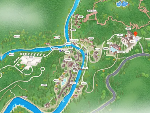 板芙镇结合景区手绘地图智慧导览和720全景技术，可以让景区更加“动”起来，为游客提供更加身临其境的导览体验。